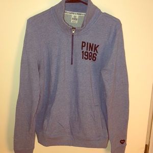Half-zip PINK Pullover